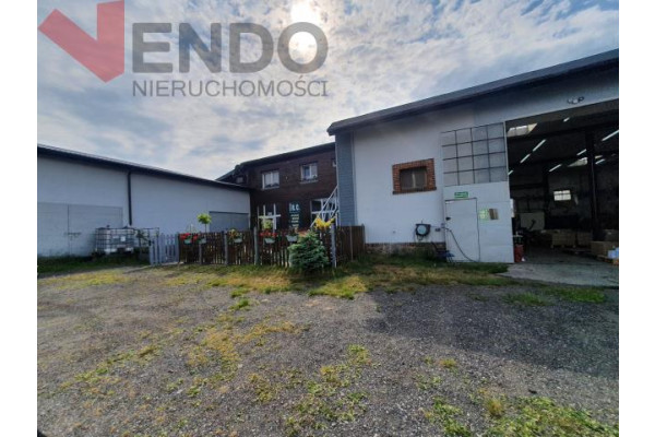 wrocławski, Sob&oacute;tka, Mirosławice, Dwie hale produkcyjno-magazynowe+biuro,przy DK 35