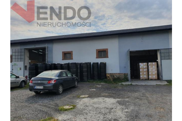 wrocławski, Sob&oacute;tka, Mirosławice, Dwie hale produkcyjno-magazynowe+biuro,przy DK 35