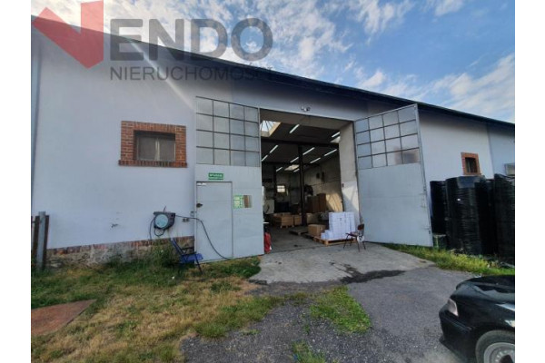 wrocławski, Sob&oacute;tka, Mirosławice, Dwie hale produkcyjno-magazynowe+biuro,przy DK 35